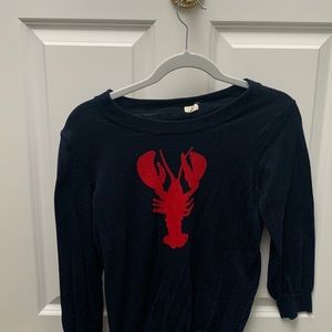 JCrew lobster sweater